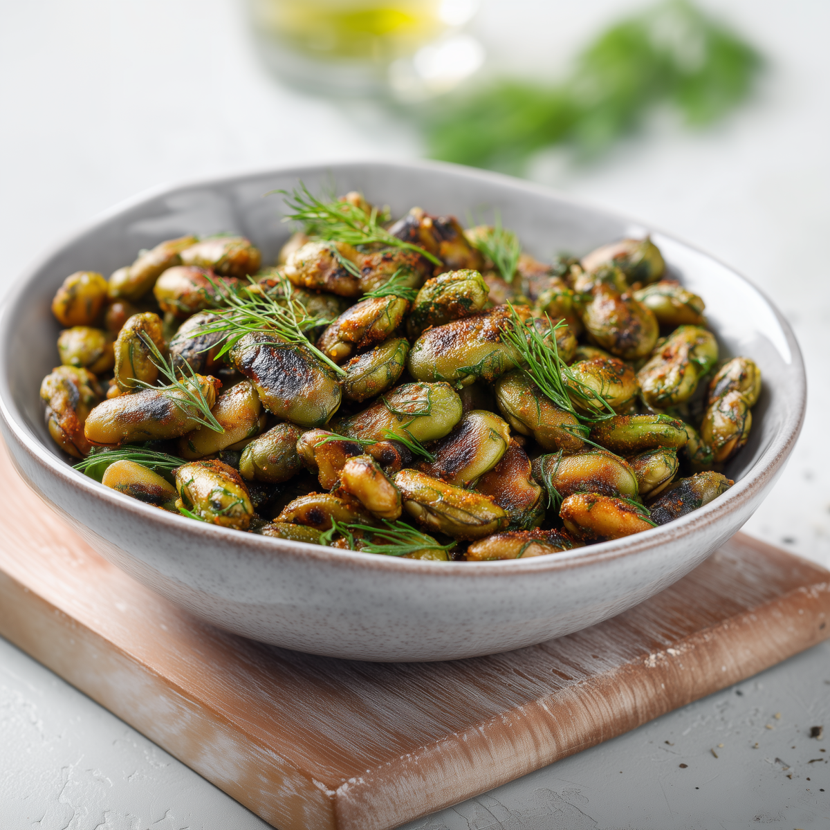 Recept voor Geroosterde tuinbonen