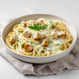 Pasta in salsa cremosa di broccoli