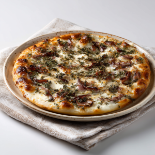 Skyr Pizza à la Capricciosa