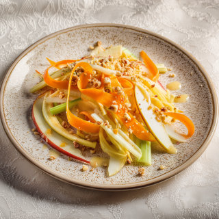 Salade de Céleri, Carottes et Pommes