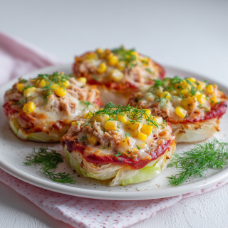 Baked cabbage à la pizza