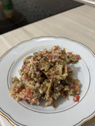 Sałatka z pieczonymi ziemniakami