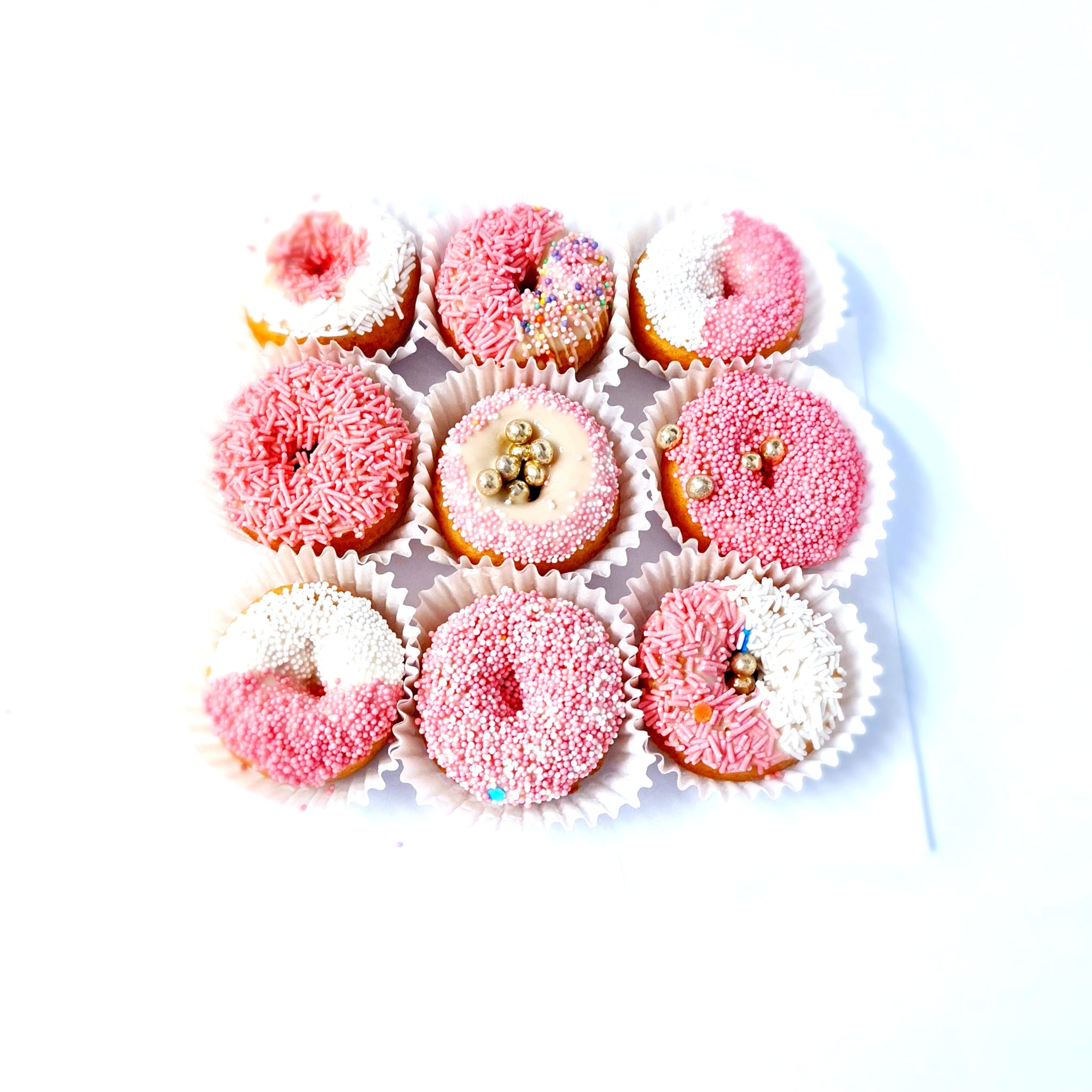 Babyshower Mini donuts, roze