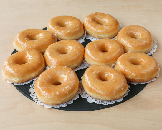 6  Glazed donuts