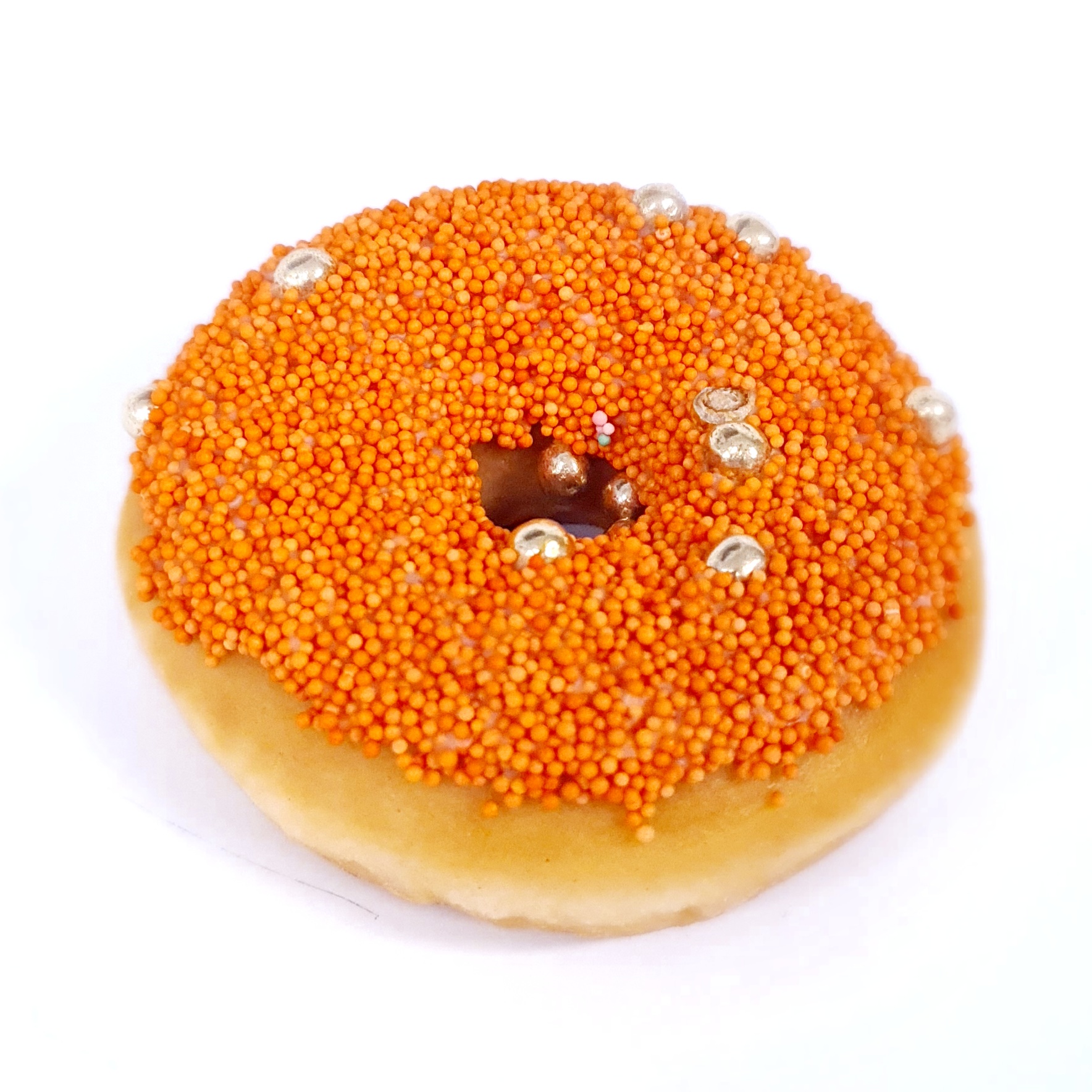 Oranje luxe donut