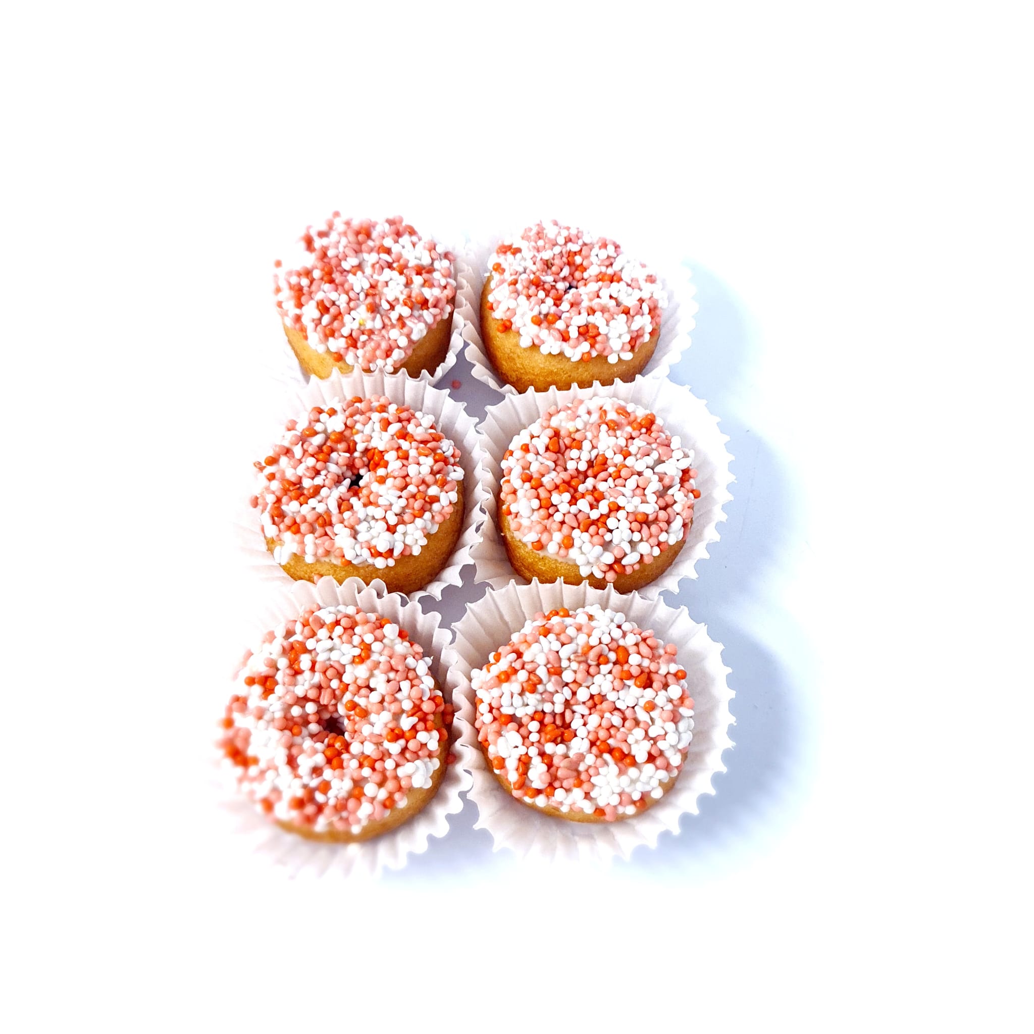 Geboorte muisjes roze Mini donuts