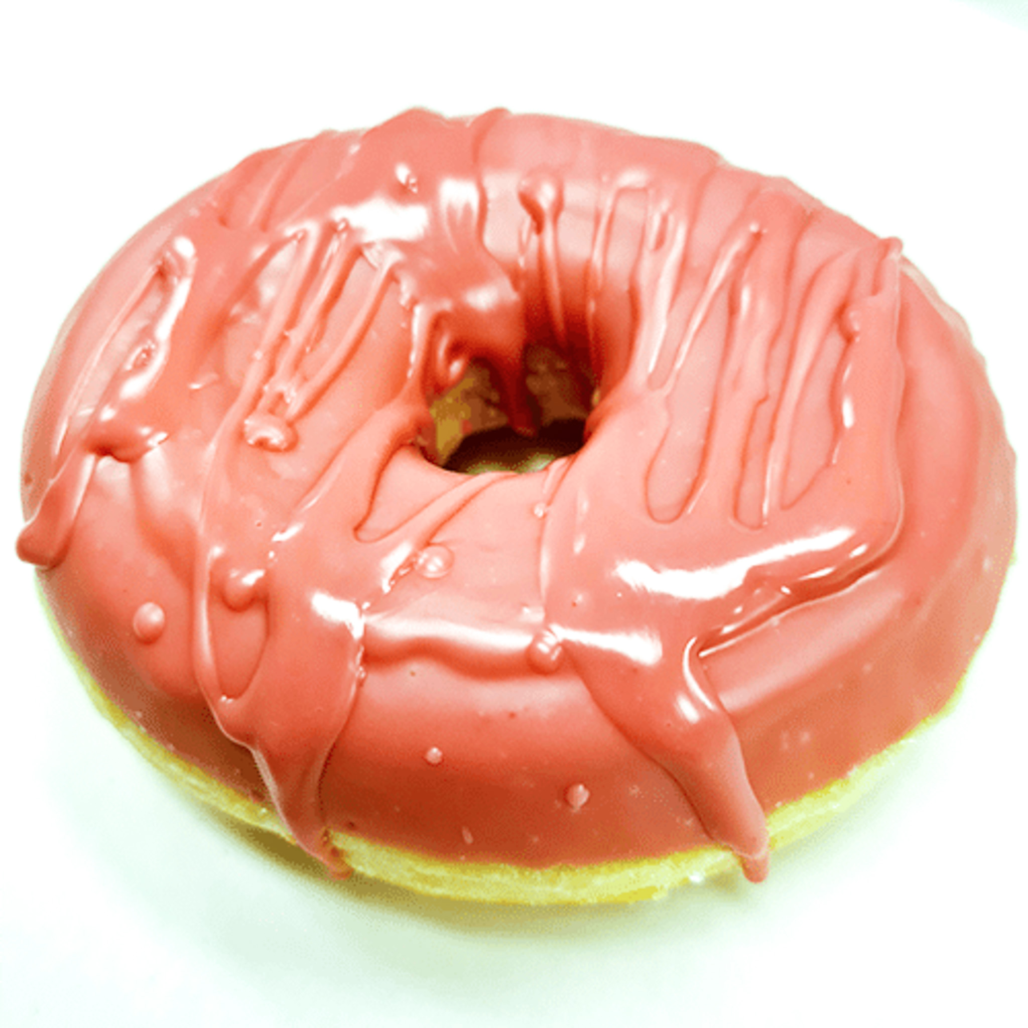 Aardbeien chocolade dip luxe donut