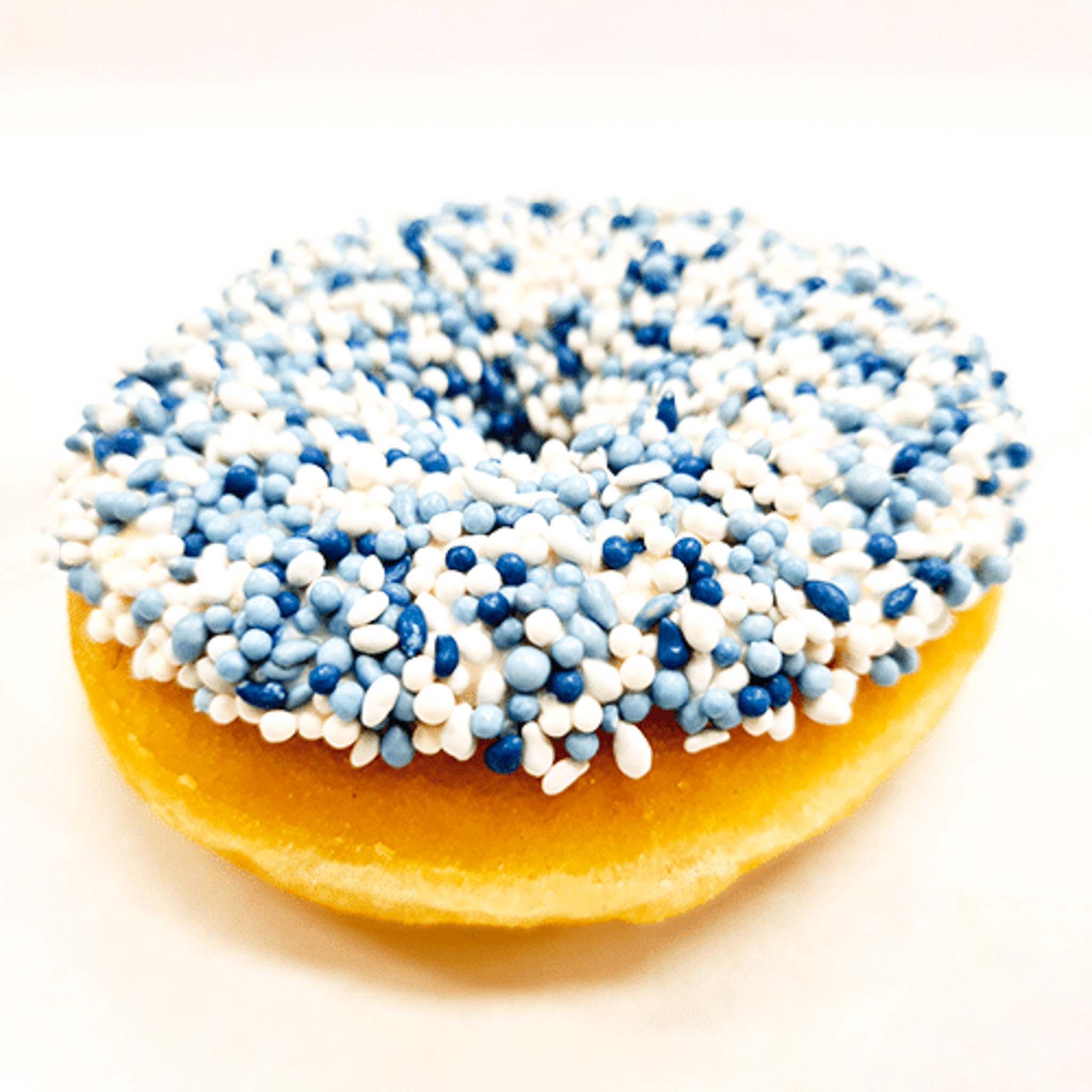 Geboortemuisjes Grote blauw donut, 1 stuk
