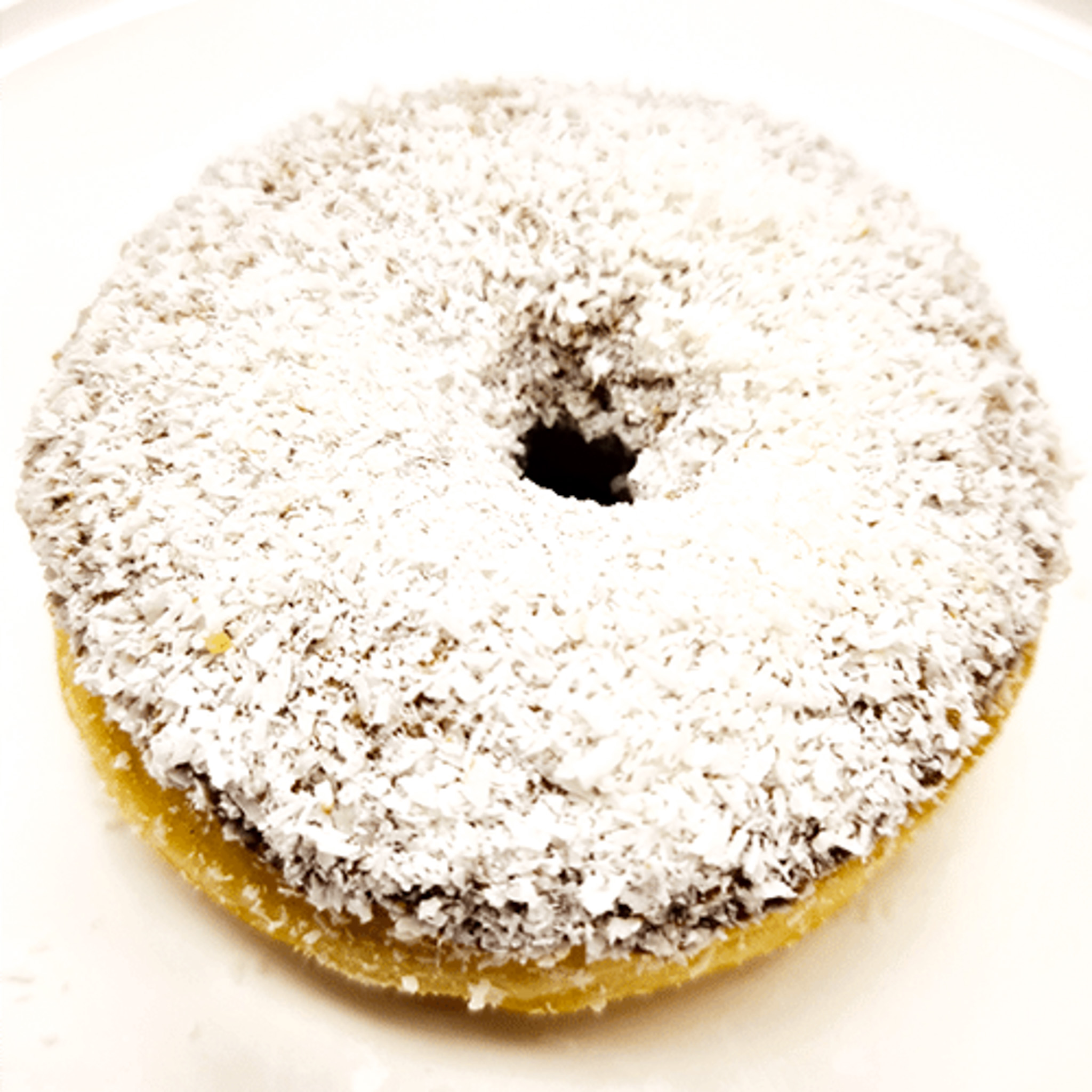 Melkchocolade dip en kokos luxe donut