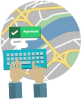 Book a parking space. Reserve parking