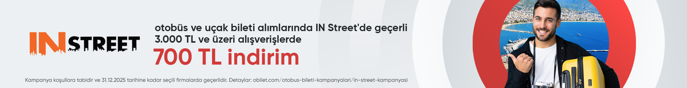 Obilet Kullanıcılarına Özel In Street İndirimi!