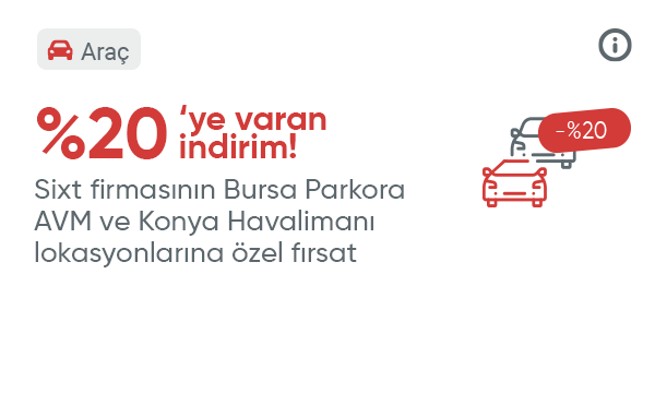 Sixt Firmasından Seçeceğiniz Araçlarda %20 İndirim Kodu