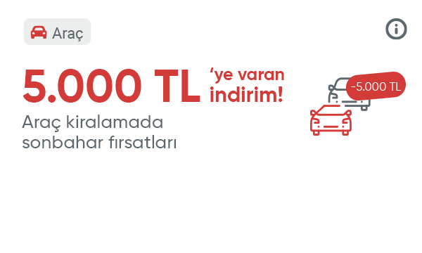 Obilet’ten Araç Kiralamada Sonbahar Fırsatları!