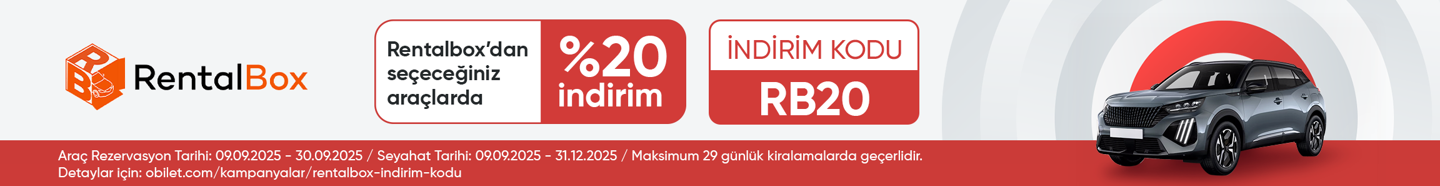 Rentalbox Firmasından Seçeceğiniz Araçlarda %20 İndirim Kodu