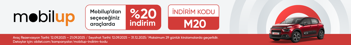 Mobilup Firmasından Seçeceğiniz Araçlarda %20 İndirim Kodu