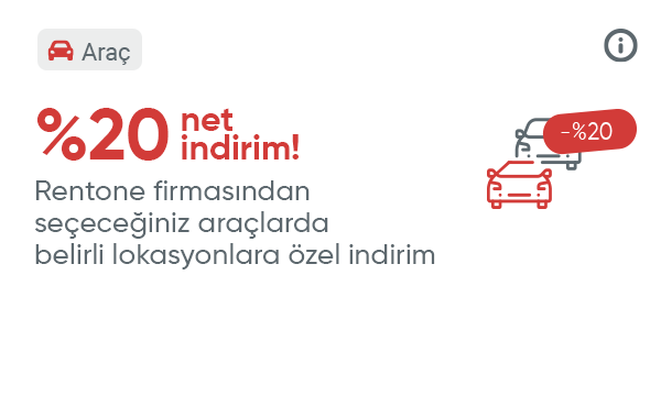 Rentone Firmasından Seçeceğiniz Araçlarda %20 İndirim Kodu