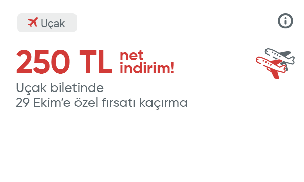 Obilet’ten Uçak Biletlerinde 29 Ekim’e Özel Fırsat!