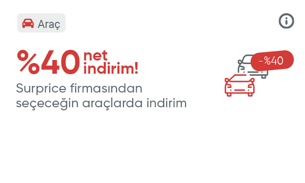 Surprice Firmasından Seçeceğiniz Araçlarda %40 İndirim Kodu