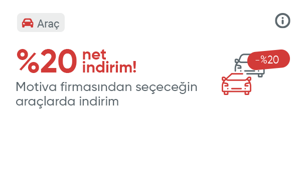 Motiva Firmasından Seçeceğiniz Araçlarda %20 İndirim Kodu