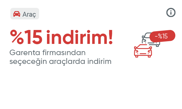 Garenta Firmasından Seçeceğiniz Araçlarda %15 İndirim Kodu