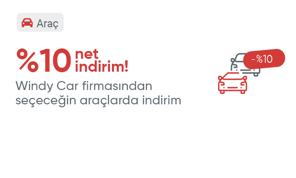 Windy Car Firmasından Seçeceğiniz Araçlarda %10 İndirim Kodu