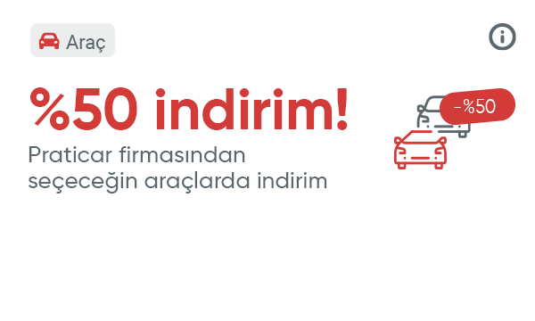 Praticar Firmasından Seçeceğiniz Araçlarda %50 İndirim Kodu
