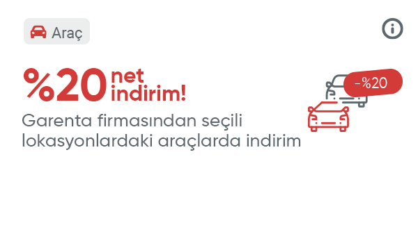 Garenta Firmasından Seçeceğiniz Araçlarda %20 İndirim Kodu