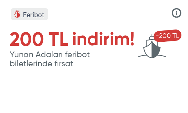 Obilet’ten Yunan Adalarına Özel Feribot Biletlerinde 200 TL İndirim!