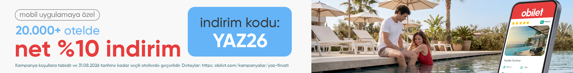 Otel Rezervasyonlarında %10 İndirim Fırsatı!