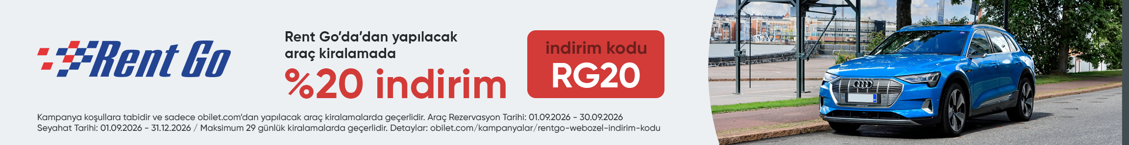 Rent Go Firmasından Seçeceğiniz Araçlarda %20 İndirim Kodu
