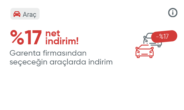 Garenta Firmasından Seçeceğiniz Araçlarda %17 İndirim Kodu