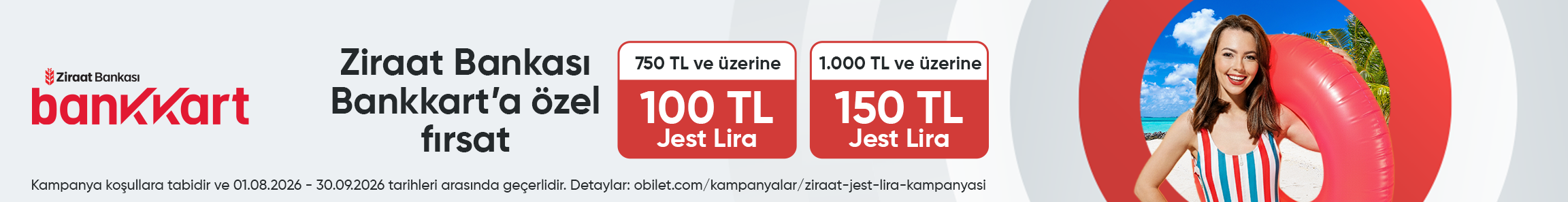 Ziraat Bankkart ile 250 TL’ye Varan Jest Lira Kazanma Şansı!