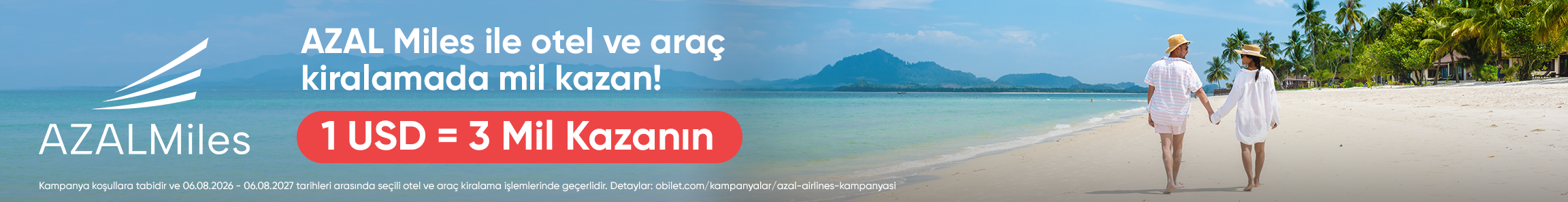 AZAL Miles Üyelerine Özel Seyahat Fırsatı!