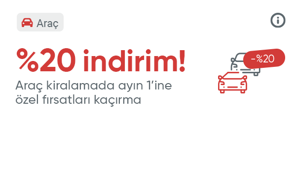 Araç Kiralamada Sadece Ayın 1’ine Özel Fırsat!