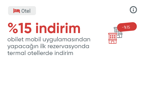 İlk Otel Rezervasyonuna Özel İndirim
