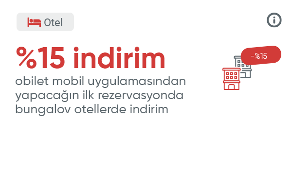 İlk Otel Rezervasyonuna Özel İndirim