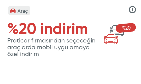 Praticar Firmasından Seçeceğiniz Araçlarda %20 İndirim Kodu