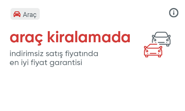 Obilet’ten Araç Kiralamada İndirimsiz Satış Fiyatında En İyi Fiyat Garantisi!