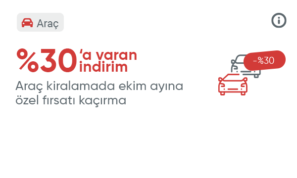 Obilet’ten Seçili Firmalarda Araç Kiralamada %30'a İndirim!