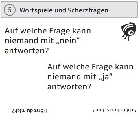 Eine Sammlung Von Scherzfragen Und Wortspielen Unterrichtsmaterial In Den Fachern Daz Daf Deutsch