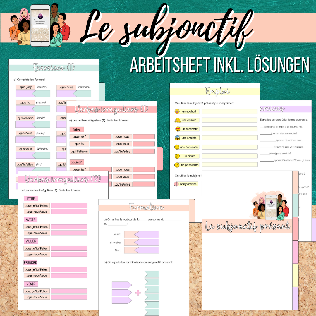 Materialpaket: Subjonctif présent – Unterrichtsmaterial im Fach Französisch