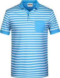 02.8030 James & Nicholson | JN 8030 Moška Piqué Polo majica s črtami