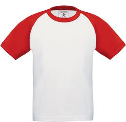 01.0350 B&C | Base-Ball /kids Otroška raglan večbarvna majica
