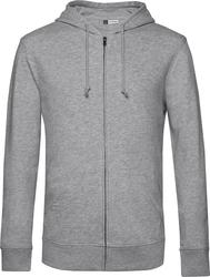 01.U35B B&C | Organski Zipped Hood Moški organski pulover s kapuco