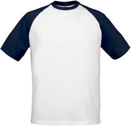 01.0020 B&C | Base-Ball Raglan večbarvna majica