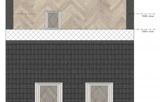 Golfkop Schuurwoning bouwnr 18 0-ong, Veendam