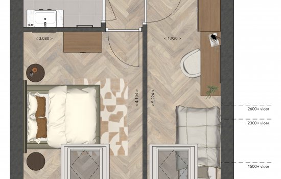 Golfkop Schuurwoning bouwnr 27 0-ong, Veendam