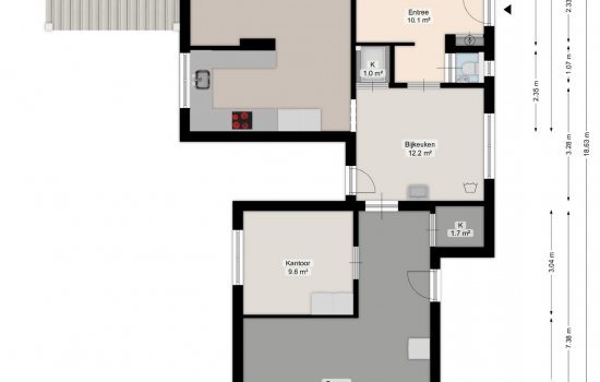 Damsterdiep-Zuidzijde 9, Ten Post