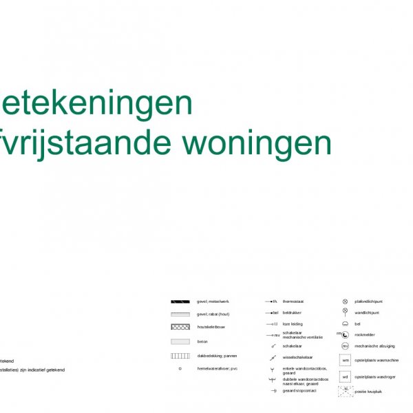 Optietekeningen Halfvrijstaand Optietekeningen Halfvrijstaand