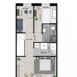 Plattegrond 1e verdieping type A Plattegrond 1e verdieping type A